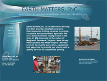 Tablet Screenshot of earthmattersinc.com